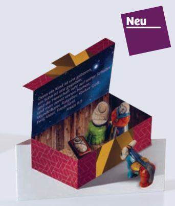 Weihnachts-Klappkarte 